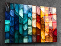 Marble Radiance Acrylic Glass Wall Art: Modern Landscape Decor