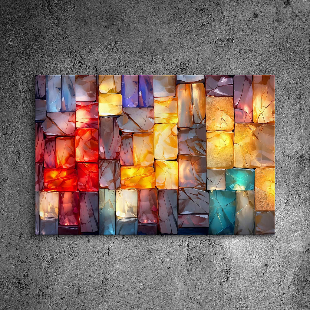 LumDance Crystal AcrylGlass Wall Art: Shatterproof Modern Decor