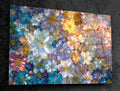 Floral AcrylGlass Wall Art: Ethereal Botanical 3D Panel