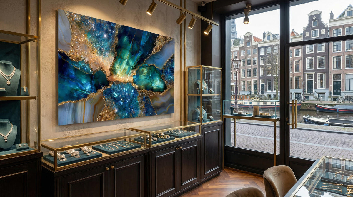 Extra-Large Acrylic Glass Wall Art: Aurelia Tide - Museum Gloss up to 90x60"