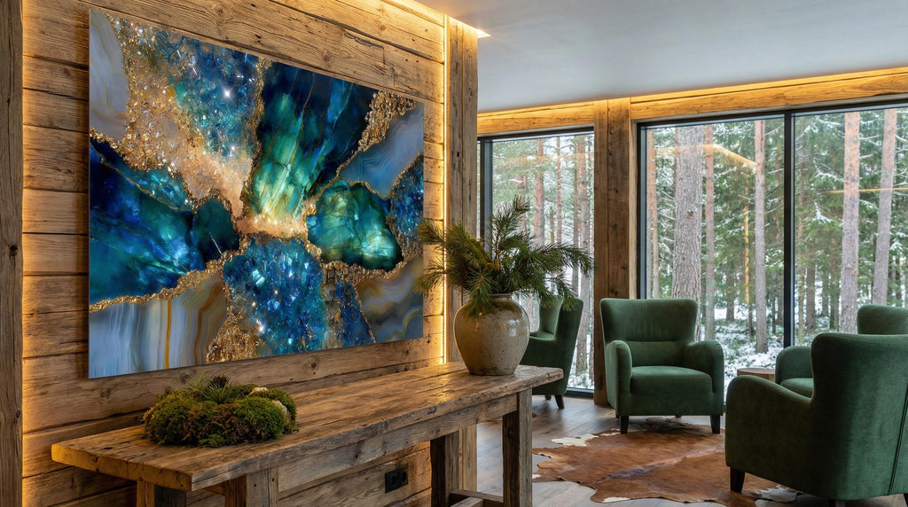 Extra-Large Acrylic Glass Wall Art: Aurelia Tide - Museum Gloss up to 90x60"