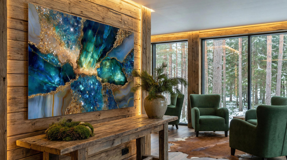 Extra-Large Acrylic Glass Wall Art: Aurelia Tide - Museum Gloss up to 90x60"