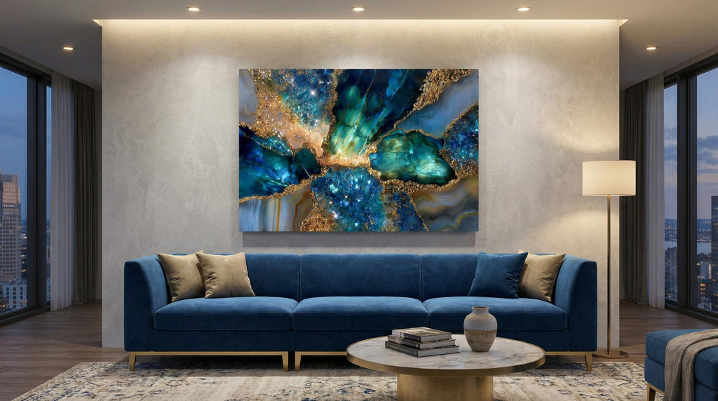 Extra-Large Acrylic Glass Wall Art: Aurelia Tide - Museum Gloss up to 90x60"
