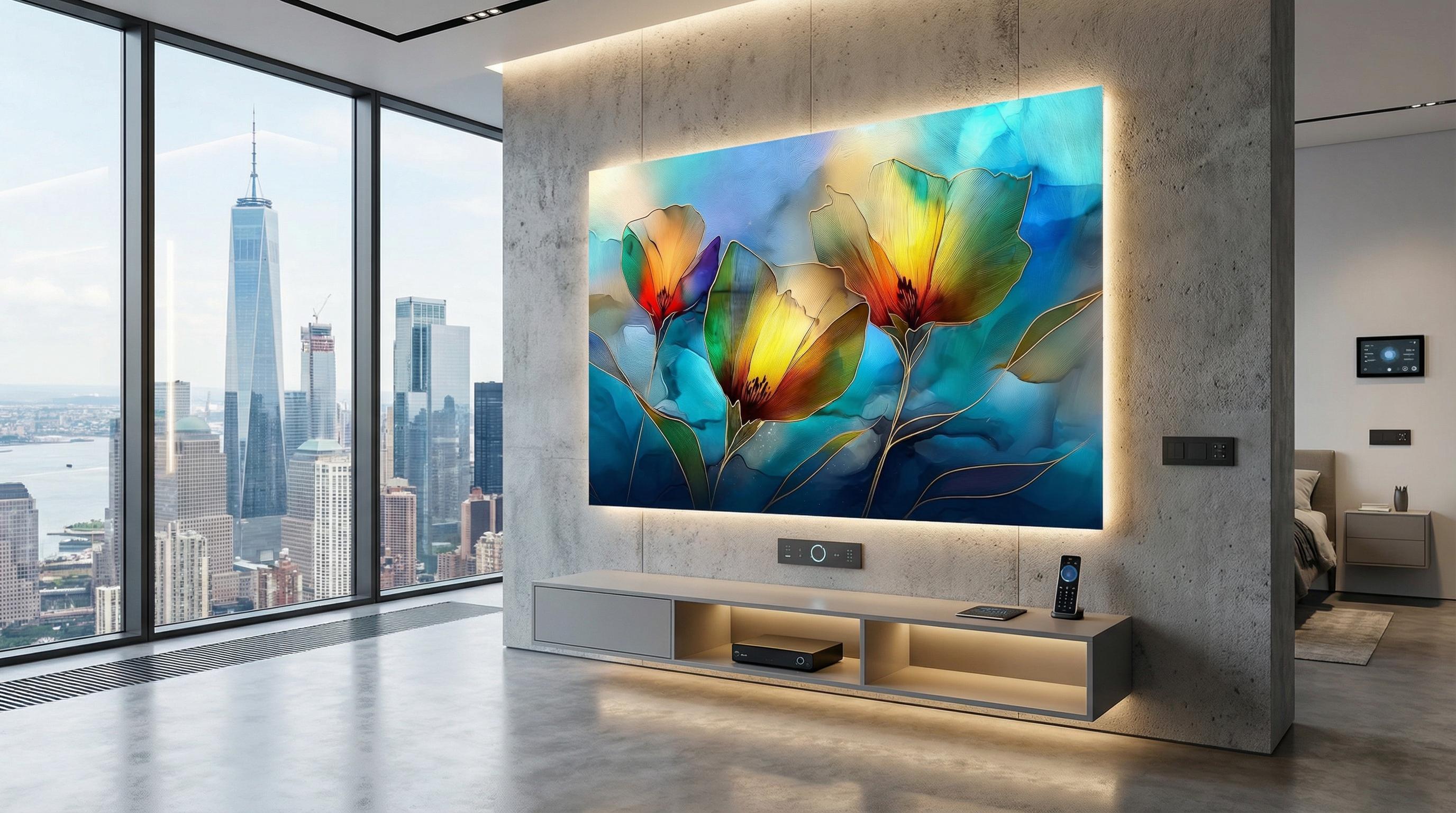 Golden Poppy Crystal AcrylicGlass Wall Art: Luxury Floral Decor