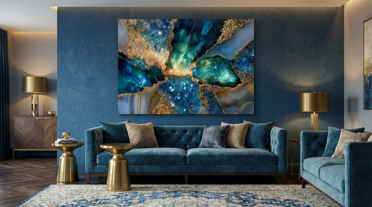 Extra-Large Acrylic Glass Wall Art: Aurelia Tide - Museum Gloss up to 90x60"