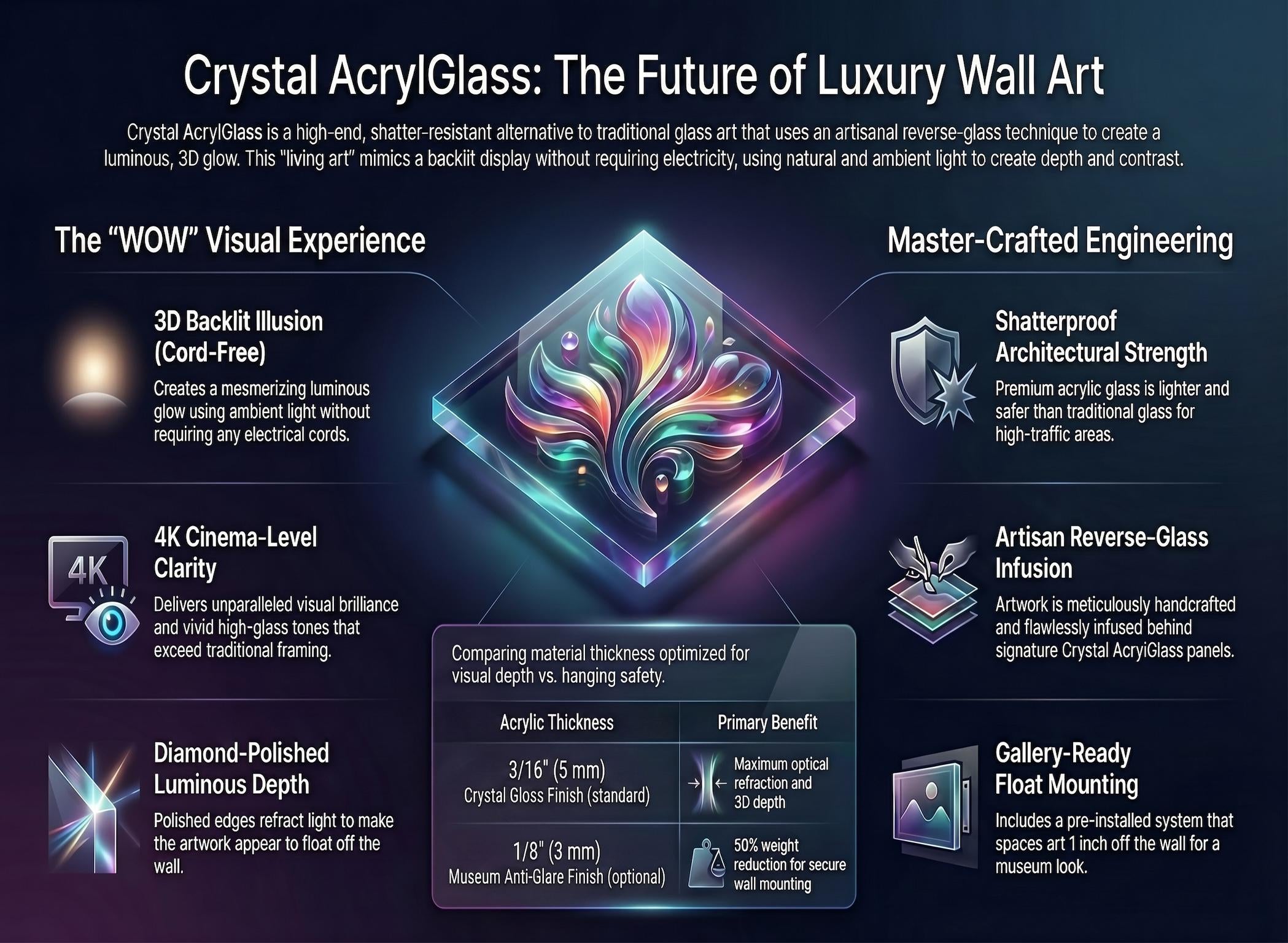 Liora Vein Acrylic Glass Wall Art, Neutral Mineral Statement Piece, Japandi Organic Modern Decor