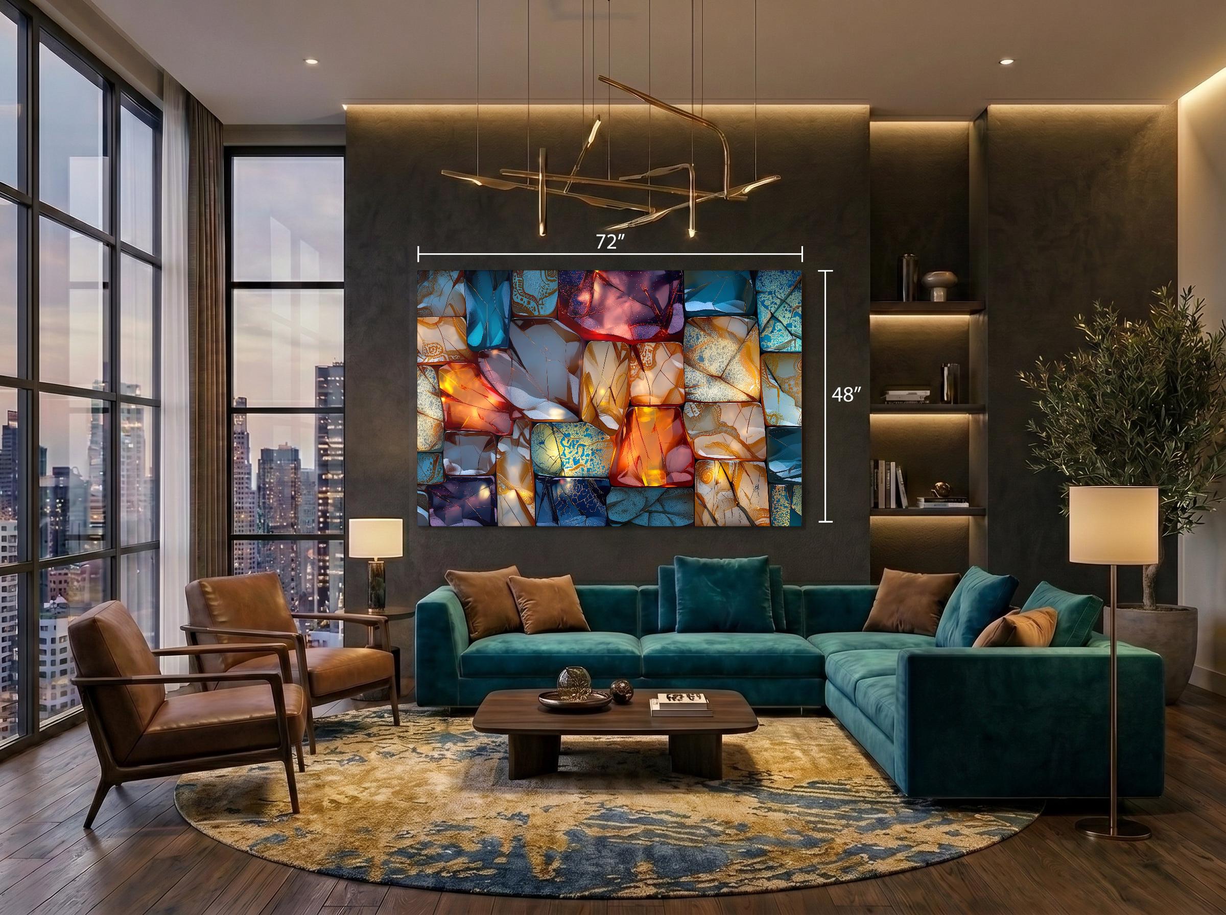 Vitralume AcrylGlass Wall Art: Shatterproof Luxury Home Decor