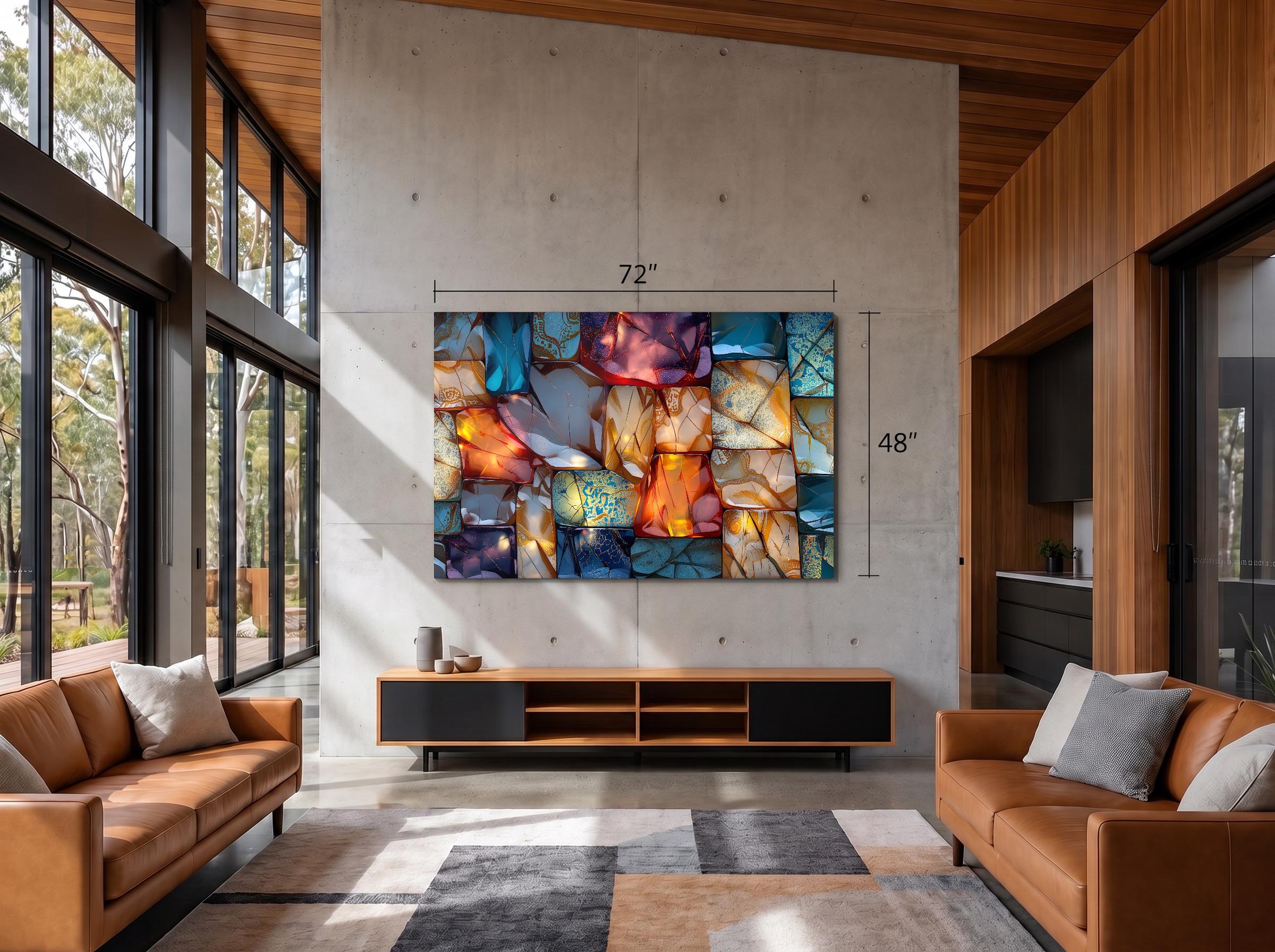 Vitralume AcrylGlass Wall Art: Shatterproof Luxury Home Decor