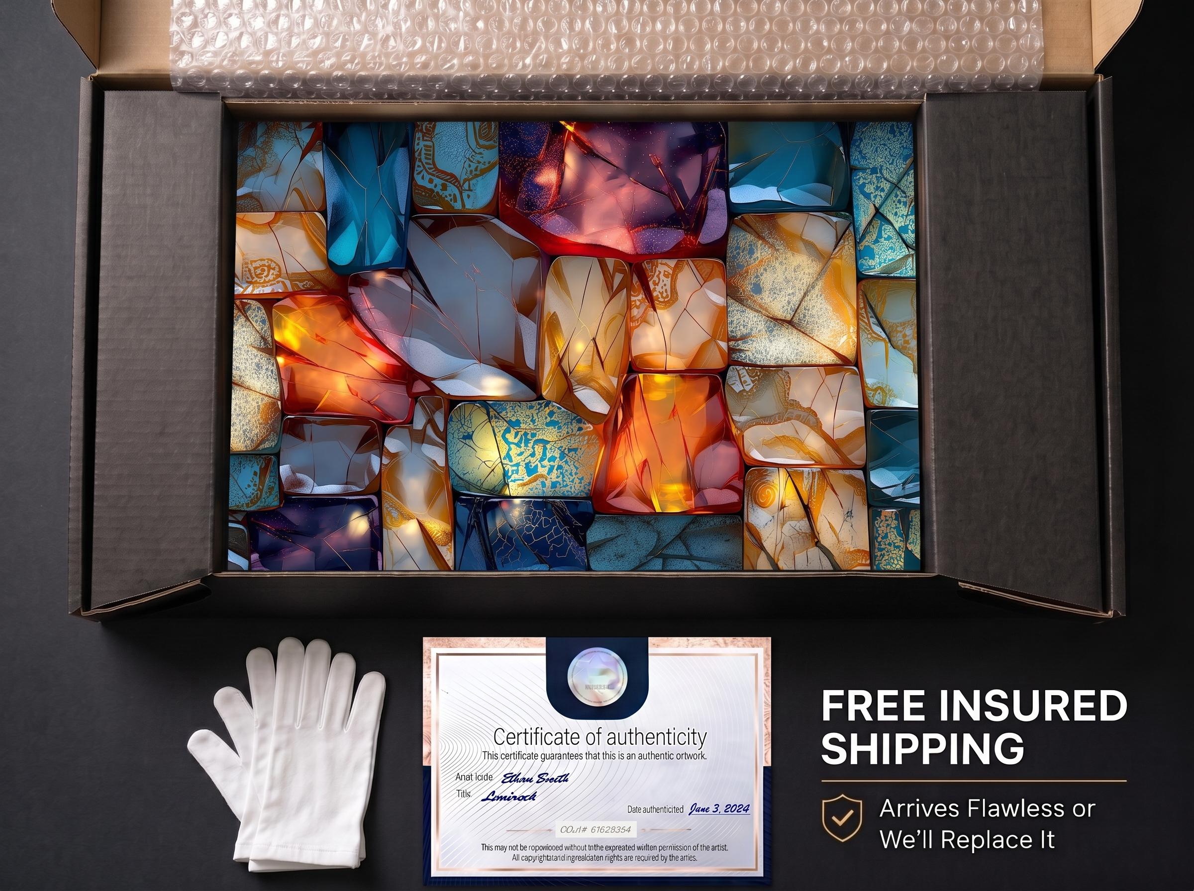 Vitralume AcrylGlass Wall Art: Shatterproof Luxury Home Decor