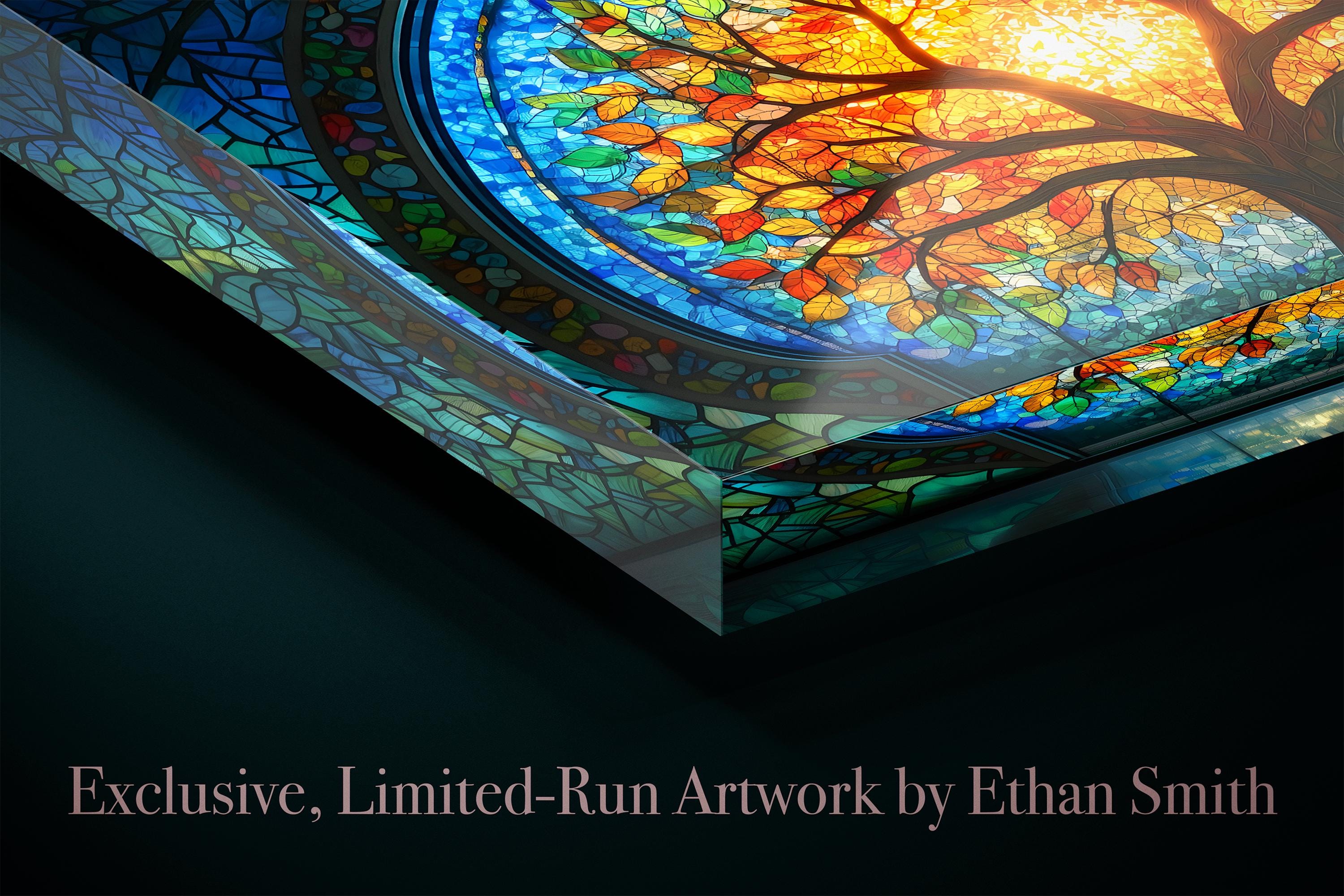 Tree of Life Radiant Crystal AcrylGlass Wall Art