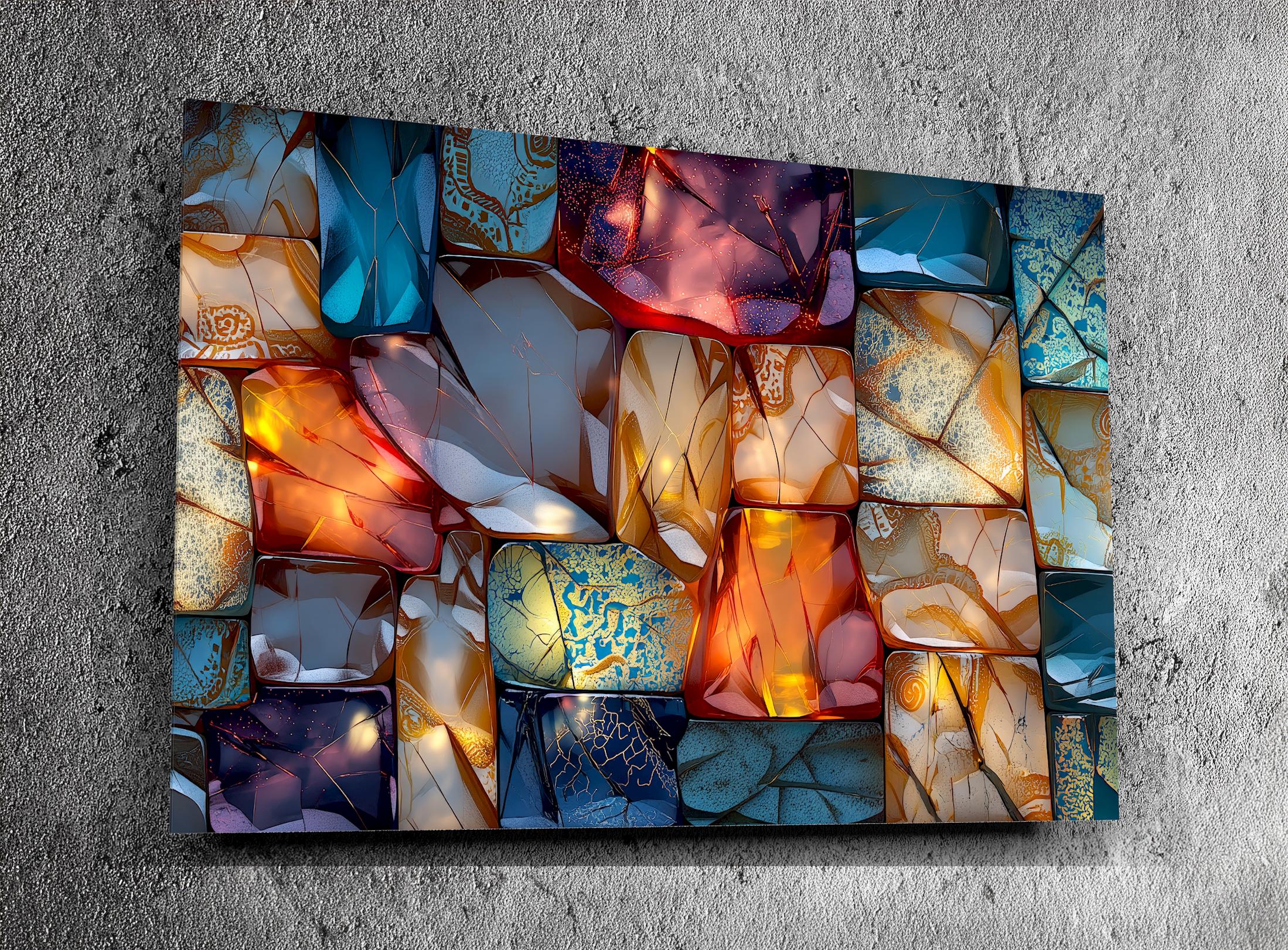 Vitralume AcrylGlass Wall Art: Shatterproof Luxury Home Decor