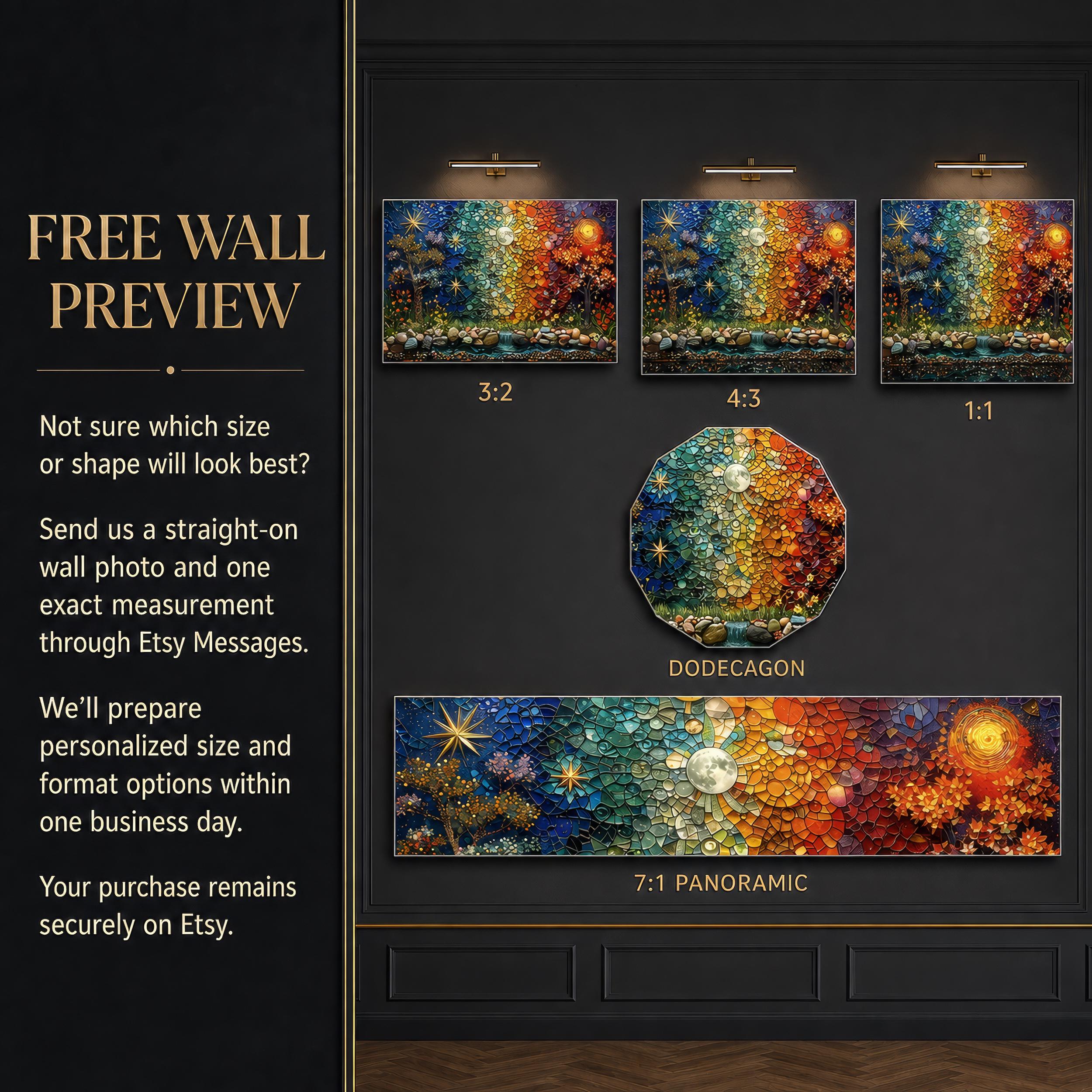 Twilight Fusion - Luxury Sapphire Abstract Crystal Acrylic Wall Art, Extra Large Crystal AcrylGlass Decor