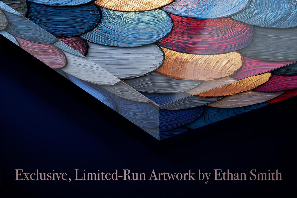 Timber Halo Mosaic – Luxury Crystal AcrylGlass Wall Art Inspired by Sculpted Wood Relief