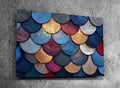 Timber Halo Mosaic – Luxury Crystal AcrylGlass Wall Art Inspired by Sculpted Wood Relief