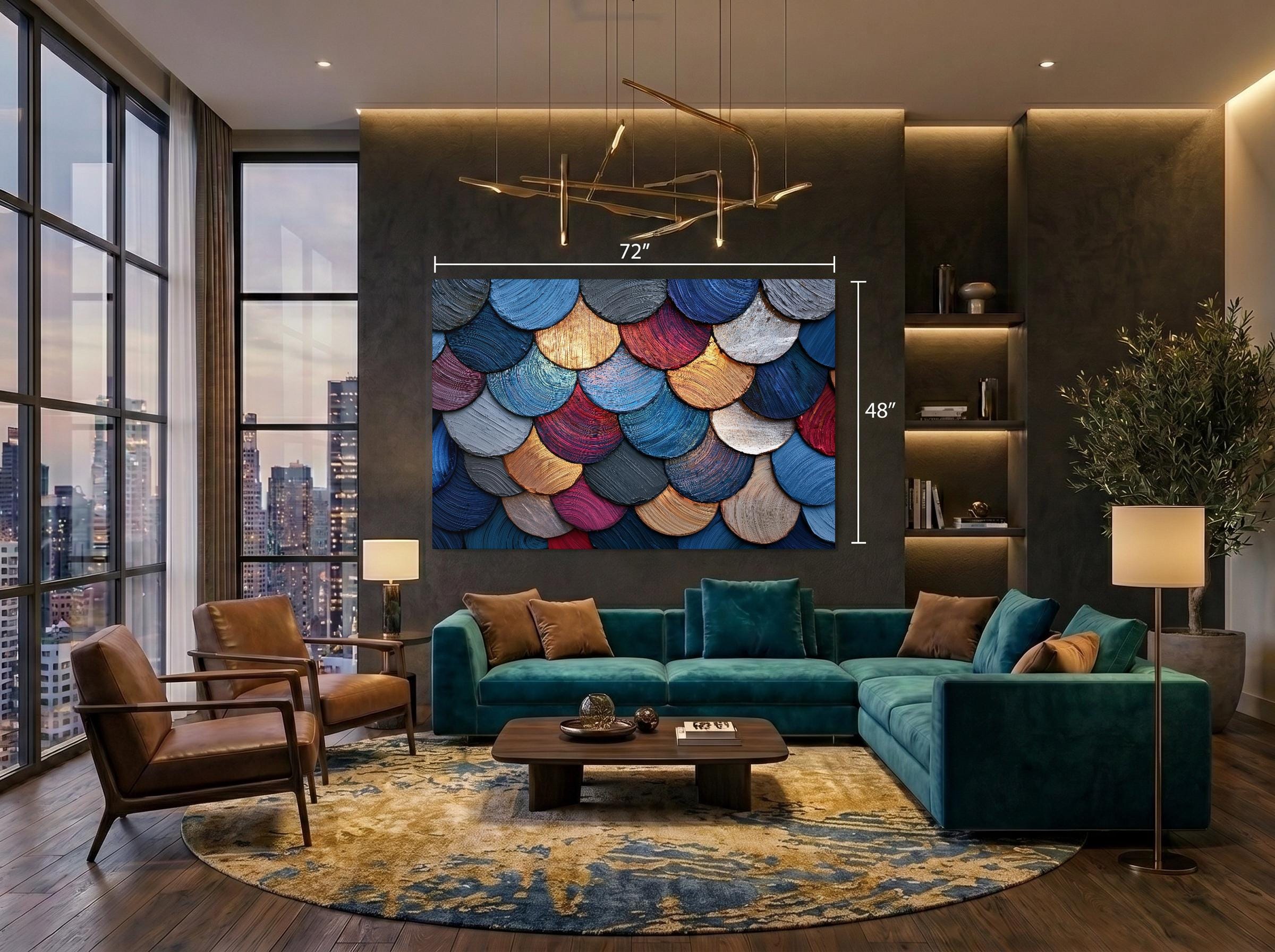 Timber Halo Mosaic – Luxury Crystal AcrylGlass Wall Art Inspired by Sculpted Wood Relief