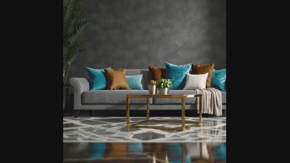 Prismatic Bastion Luxury Crystal Acrylic Wall Art | Geometric Faceted Mosaic | Contemporary Designer Wall Panel